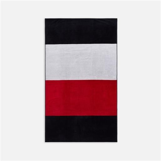 Tommy Hilfiger global stripe towel desert sky/white/red unisex