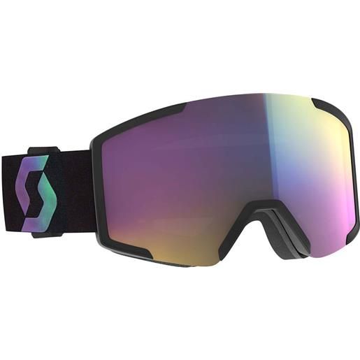 Scott shield ski goggles nero enhancer teal chrome/cat3