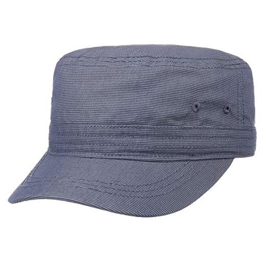 LIPODO cappellino army in cotone uomo - berretto estivo fibbia metallo, con visiera primavera/estate - taglia unica denim