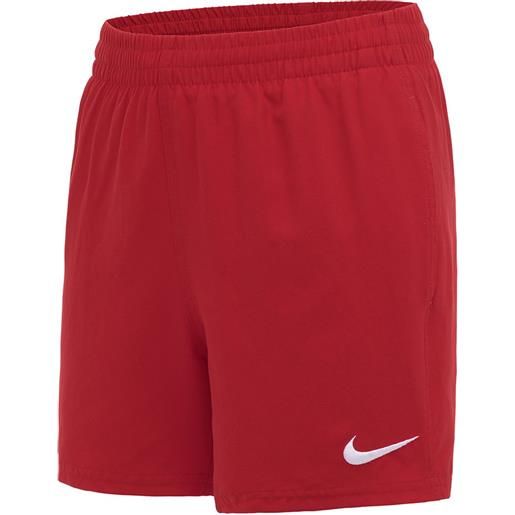 Nike Swim essential 4´´ volley swimming shorts rosso 12-13 years ragazzo