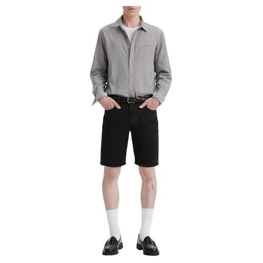 Levi's 501 original shorts, pantaloncini di jeans uomo, black accord short, 34w