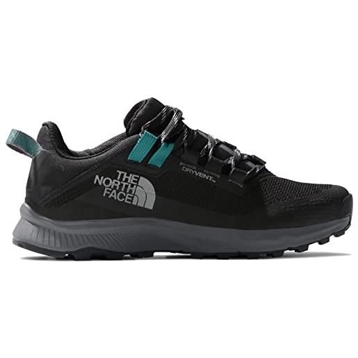The North Face cragstone wp, scarpe da ginnastica uomo, tnf black vanadis grey, 40.5 eu