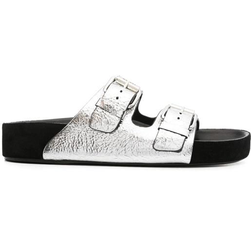 ISABEL MARANT sandali lennyo - argento