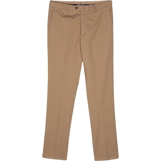 Drumohr pantaloni affusolati con pieghe - marrone