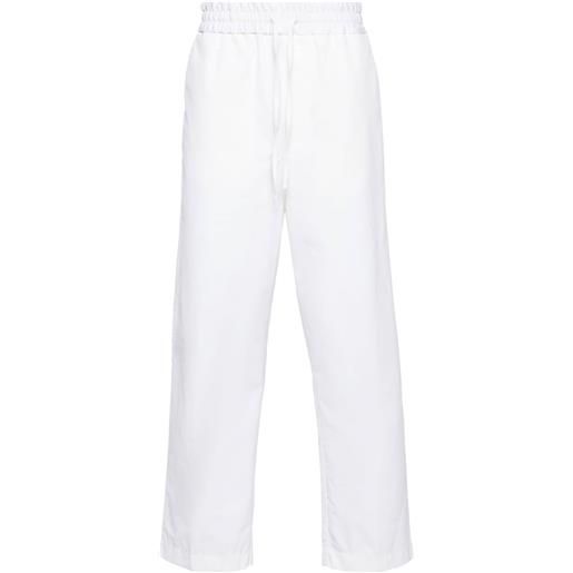 Lardini pantaloni affusolati a vita media - bianco