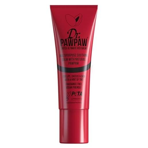 Dr. PAWPAW ORIGINAL BALM dr. Pawpaw tinted ultimate red balm for lips and skin, 1 x 10ml