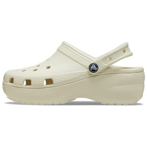 Crocs - classic platform clog w, zoccoli, donna, pale blush, 41/42 eu