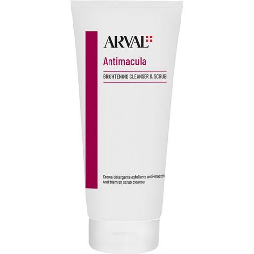 Arval brightening cleanser & scrub 200ml crema detergente viso