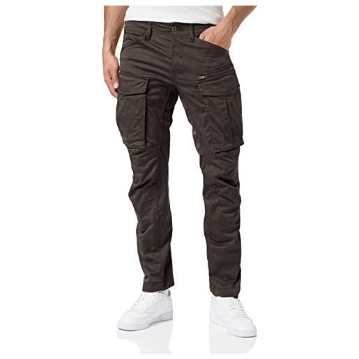 G-STAR RAW rovic zip 3d regular tapered pants, pantaloni uomo, grigio (raven d02190-5126-976), 32w / 36l