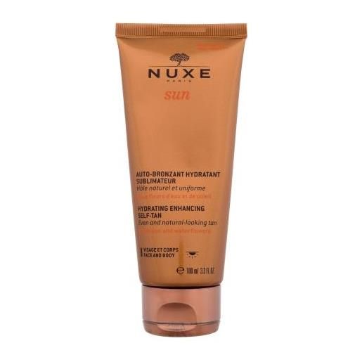 NUXE sun hydrating enhancing self-tan crema autoabbronzante per corpo e viso 100 ml unisex