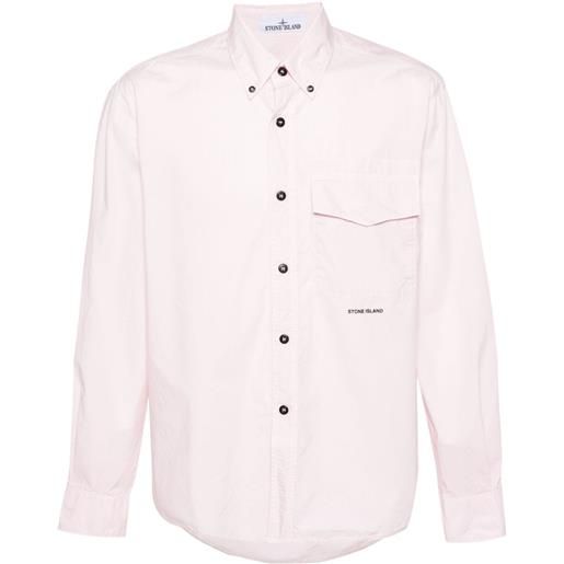 Stone Island camicia con stampa - rosa