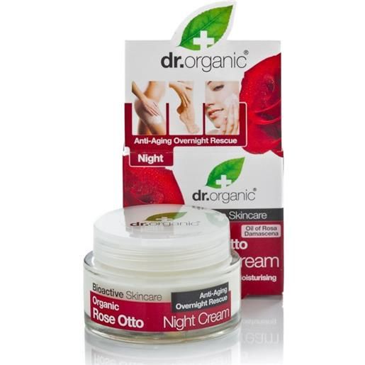 OPTIMA NATURALS Srl dr organic - rose otto night cream crema notte all'essenza di rosa 50ml