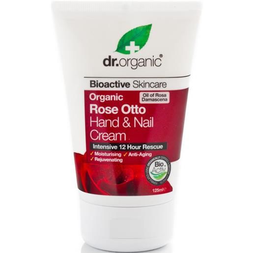 OPTIMA NATURALS Srl dr organic - rose otto hand & nail cream crema mani e unghie essenza di rosa 125ml