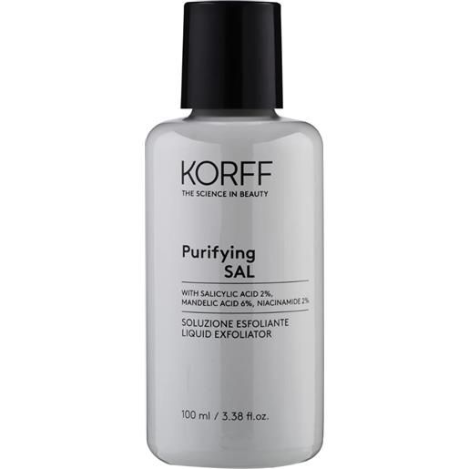 KORFF Srl korff purifying sal - soluzione esfoliante per pelli miste e grasse 100ml
