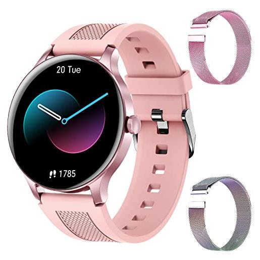 BOCLOUD smartwatch da donna uomini con 20 modalità sportive, orologio smartwatch impermeabile ip68 con ossigeno nel sangue/cardiofrequenzimetro/monitoraggio del sonno, smart watch per ios, android