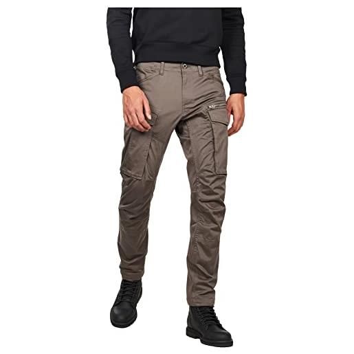 G-STAR RAW rovic zip 3d regular tapered pants, pantaloni uomo, verde scuro (dk bronze green d02190-5126-6059), 32w / 32l