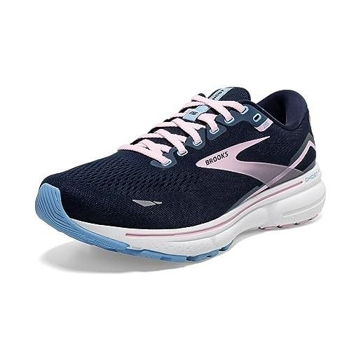 Brooks ghost 15, scarpe da corsa donna, blu (peacoat pink open air), 35.5 eu