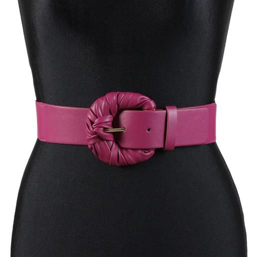 Karila cintura con fibbia arricciata elastica viola daniela