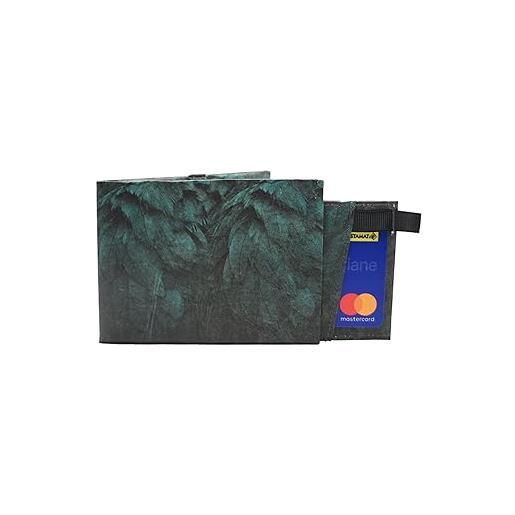 Paprcuts portafoglio rfid pro, con protezione rfid per 12 carte, banconote e monete, con anello portachiavi, impermeabile e resistente agli strappi, ara 2.0, 11 x 8,2 x 0,7 cm, rfid