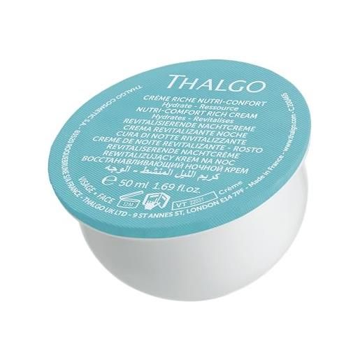 Thalgo ricca crema nutri comfort cold cream marine 2.0, 50 ml (capsula di ricarica)