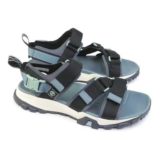 Timberland 2 strap sandal, uomo, dark blue web, 45 eu