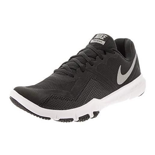 Nike flex control ii, scarpe da fitness uomo, nero grigio freddo metallizzato grigio freddo bianco, 44 eu