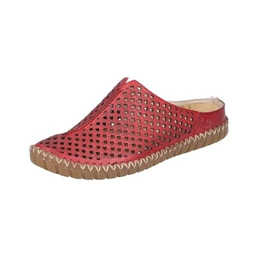 Rieker m2885, scarpe a piedi nudi donna, colore: rosso, 38 eu