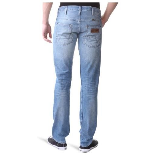 Wrangler spencer jeans, blu (bleu (used-shuttle smash), 42 it (28w/32l) uomo