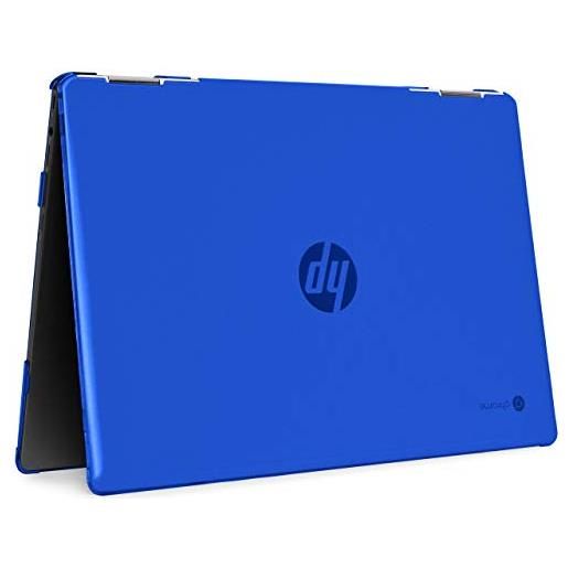 mCover rigida per laptop hp chromebook x360 14b-caxxxx 2020 14 (blu)