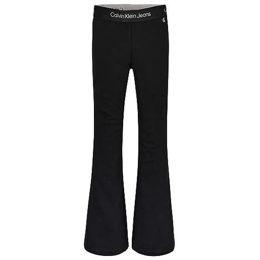 Calvin Klein Jeans calvin klein pantalone bambina a zampa bambina ck black ig0ig02097 14a