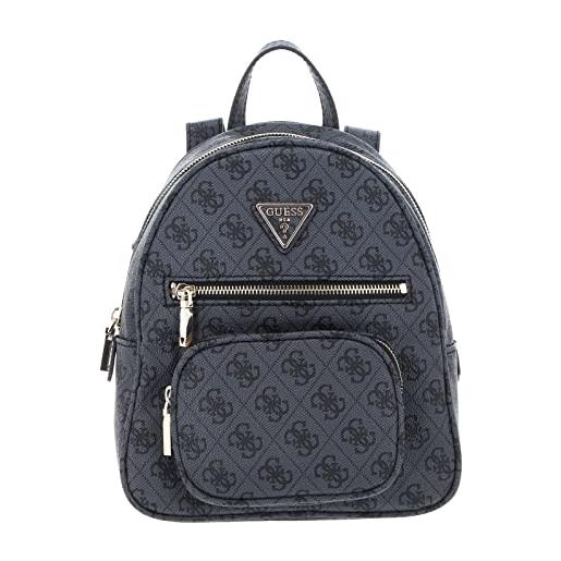 GUESS eco elements small backpack coal logo