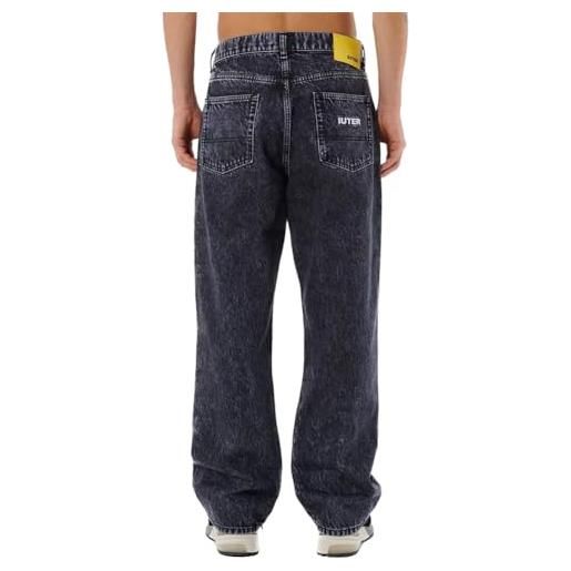 IUTER jeans denim loose baggy fit uomo alta qualità milano originale garantito (34, dark grey)