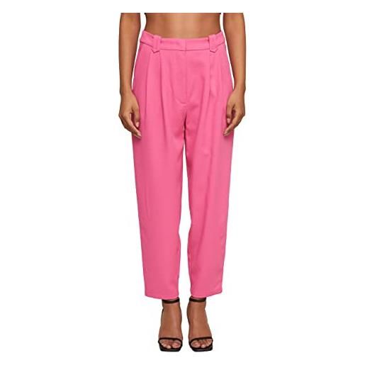 Motivi: pantaloni con pinces in tela fucsia. 46 stagione primavera estate 2023. 