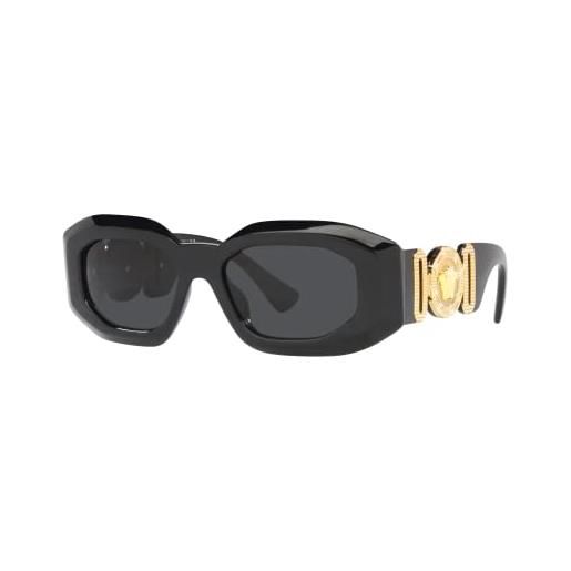 Versace occhiali da sole rock icons ve 4425u black/grey 54/18/145 unisex