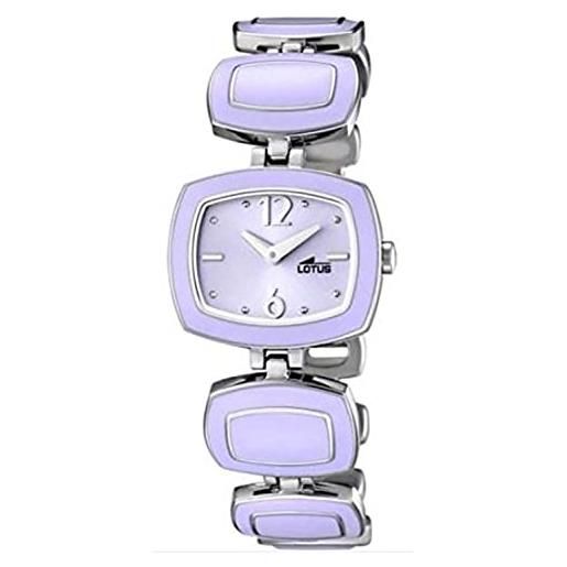 Lotus l15775-3 - orologio da donna, cinturino in acciaio, colore viola