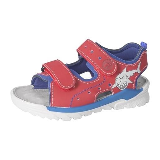 RICOSTA sandali per ragazze e ragazzi surf, scarpe estive per bambini, larghezza: medio, lavabili, rosso cobalto 351, 35 eu