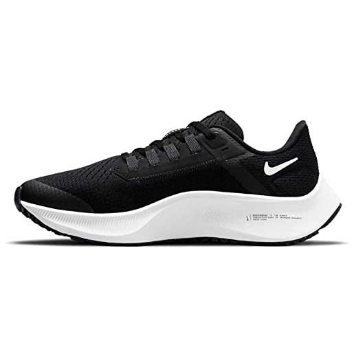 Nike air zoom pegasus 38, scarpe unisex-bambini, black white anthracite volt, 33 eu