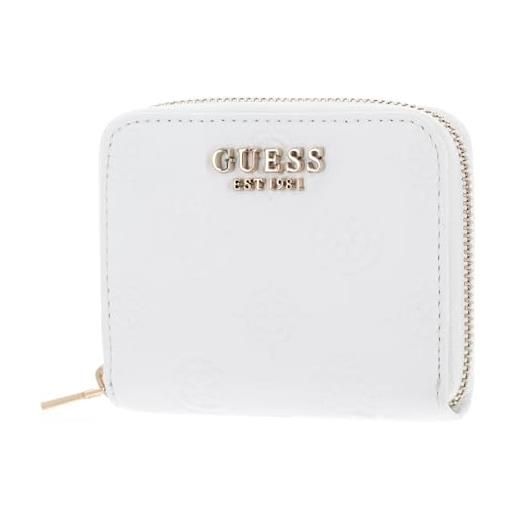 GUESS jena slg zip around wallet s white logo