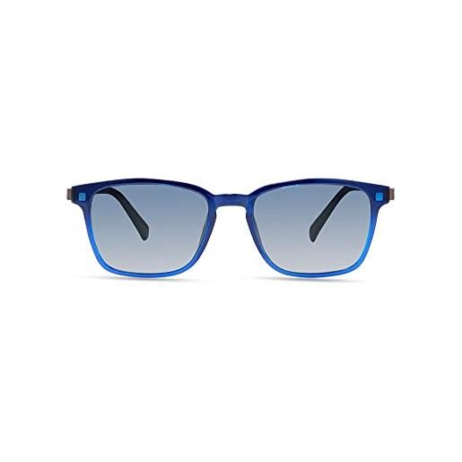 MODO & ECO seudre clip on occhiali, azzurro, 0 uomo