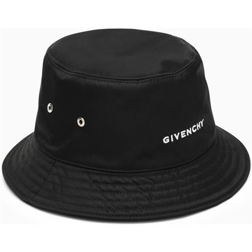 Givenchy cappello bucket in tessuto tecnico nero