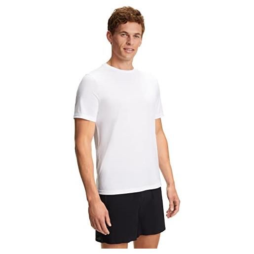 Falke core logo round neck m s/s sh lyocell cotone asciugatura rapida 1 pezzo, t-shirt uomo, bianco (white 2860), xxl