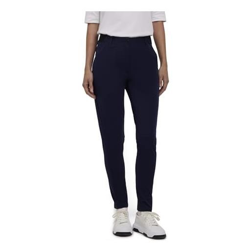 Falke golf trousers w tr filo funzionale asciugatura rapida 1 pezzo, pantaloni donna, blu (space blue 6116), 36