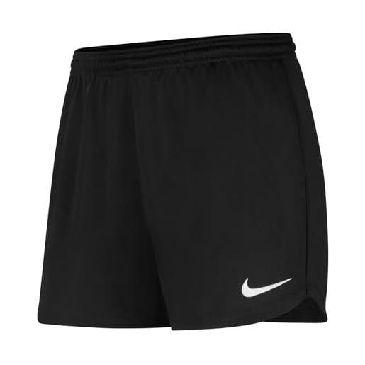 Nike dri-fit park, short da calcio donna, nero bianco, xl