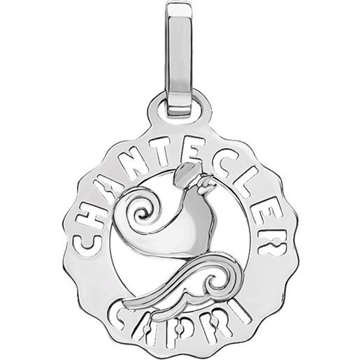 Chantecler / logo / ciondolo con gallo mini / argento