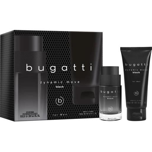 Bugatti dynamic move black - edt 100 ml + gel doccia 200 ml