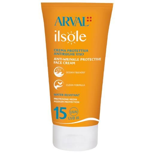 Arval il sole - crema protettiva antirughe viso spf 15 50 ml