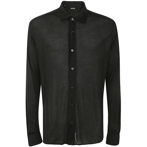 TOM FORD cut and sewn long sleeve shirt
