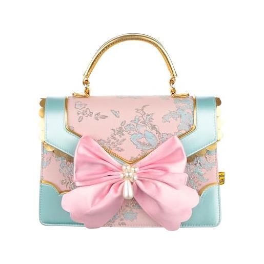 Irregular Choice allons-y antonietta, borsa con manico superiore donna, rosa/blu, large