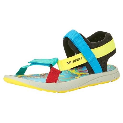 Merrell kahuna web 2.0, sandalo sportivo unisex-adulto, multicolore, 36 eu