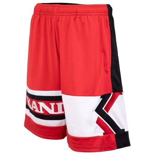 Karl Kani pantaloncini in stile retrò, rosso - red/black/white, l